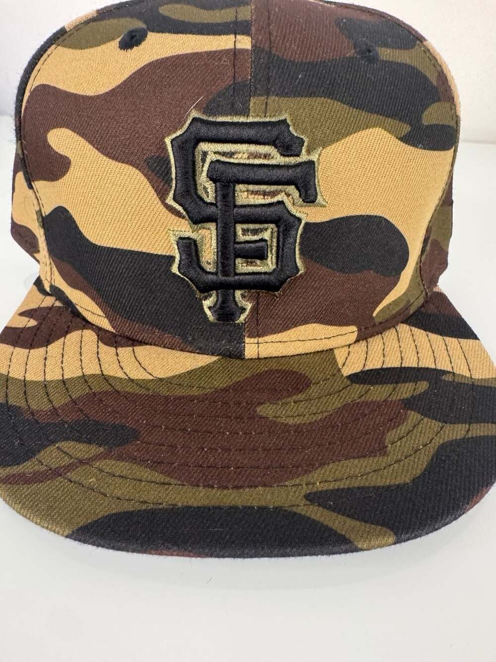New Era San Francisco Giants Camouflage 59FIFTY Fitted Hat Size 7 1/4